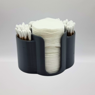 Catégorie salle de bain Rangement à coton-tiges et rondelles de coton pour le démaquillage